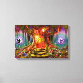 Lienzo envuelto El árbol mágico