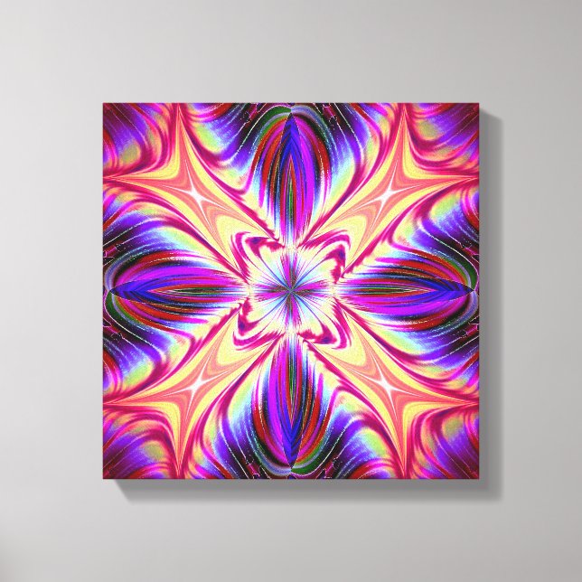 Lienzo envuelto en fuego y plumas (Anverso)