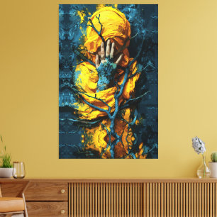 Lienzo Envuelto en misterio: El velo del silencio