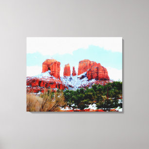 lienzo envuelto en roca de la catedral