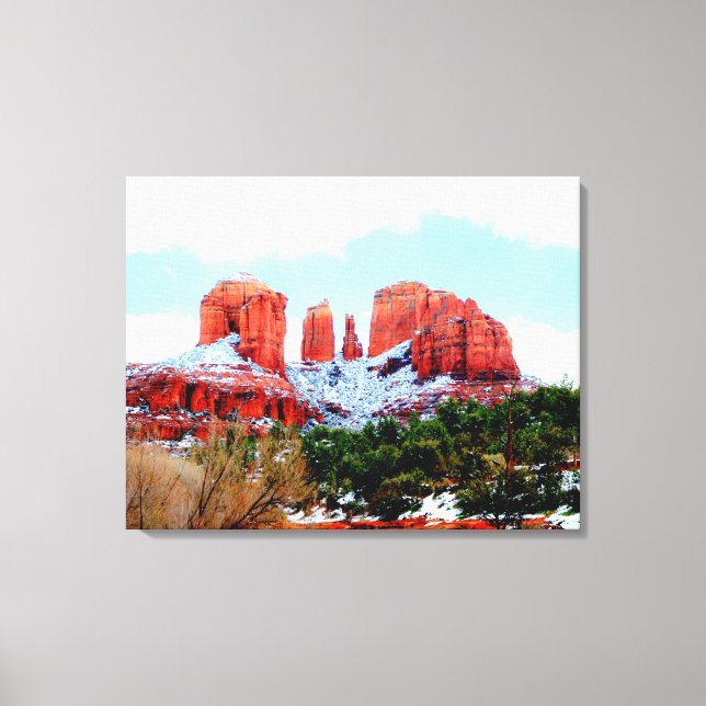 lienzo envuelto en roca de la catedral (Anverso)