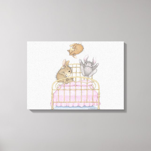 Lienzo envuelto Happy Hoppers® (Anverso)