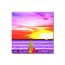 Lienzo envuelto - Justo Aquí Esperándote