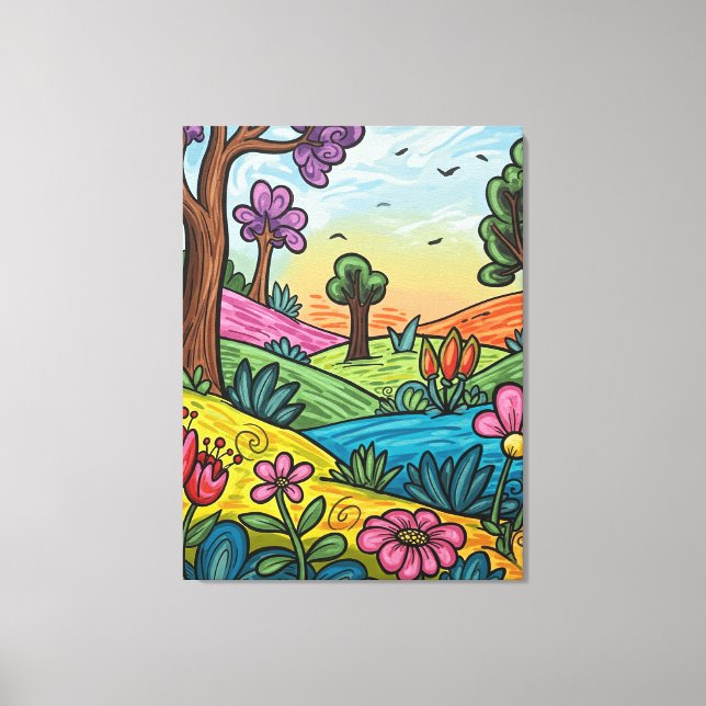 Lienzo Envuelto Premium 76 cm x 102 cm (Anverso)