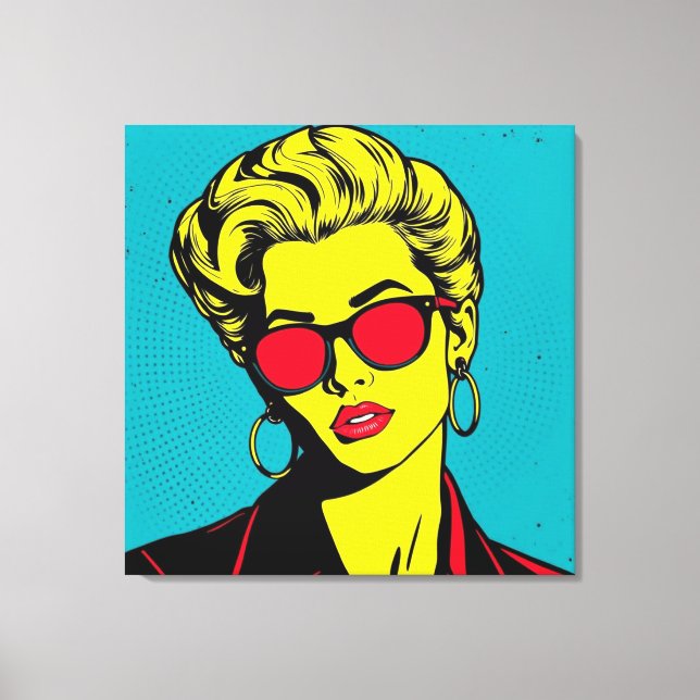 Lienzo envuelto premium - Arte elegante y moderno (Anverso)