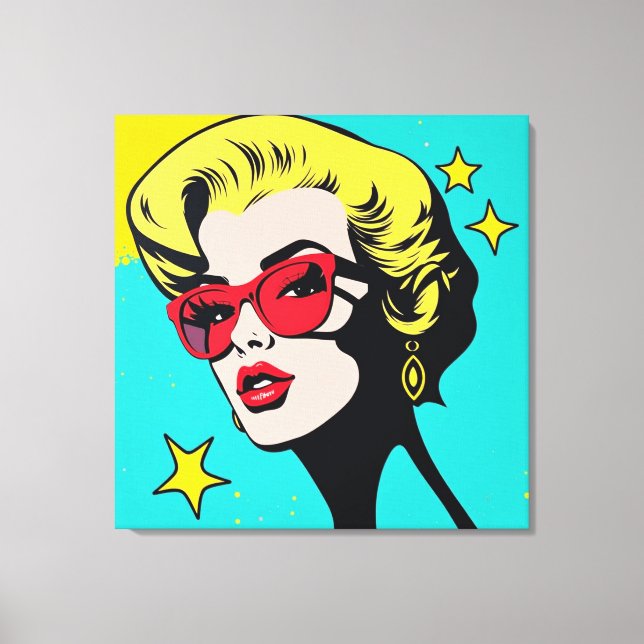 Lienzo envuelto premium - Arte elegante y moderno (Anverso)