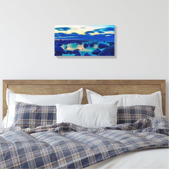 Lienzo envuelto premium (brillante) (Insitu(Dormitorio))