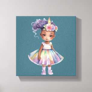 - Lienzo envuelto premium (brillante)