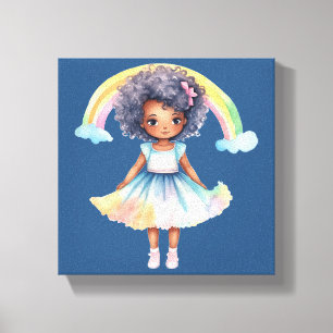 - Lienzo envuelto premium (brillante)