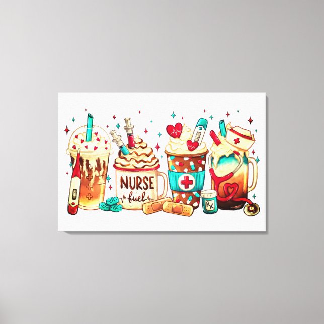 Lienzo envuelto premium (brillante) (Anverso)