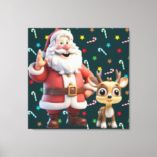 Lienzo envuelto premium (brillante)