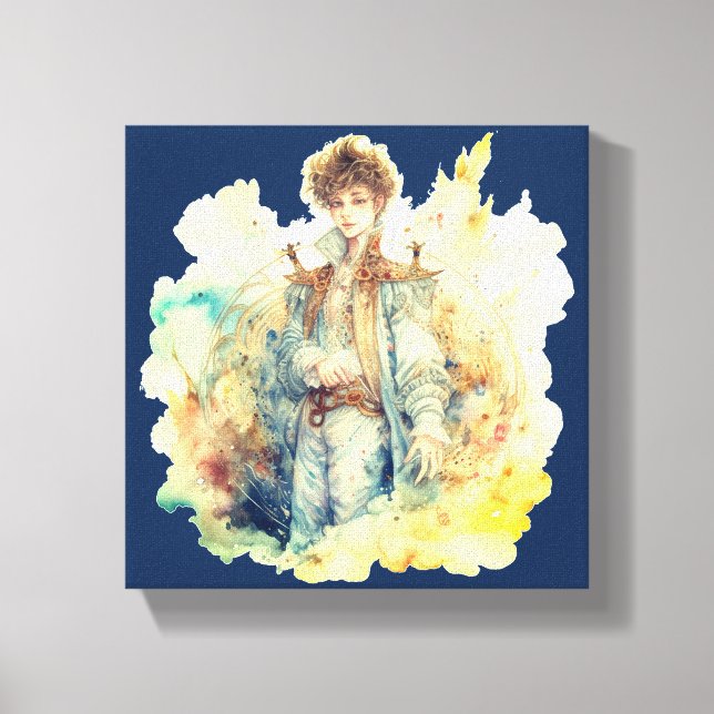 - Lienzo envuelto premium (brillante) (Anverso)