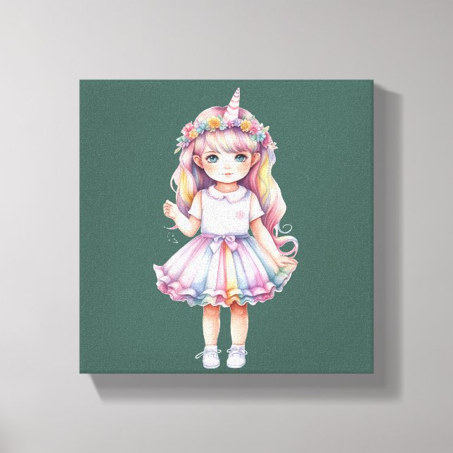 - Lienzo envuelto premium (brillante) (Anverso)