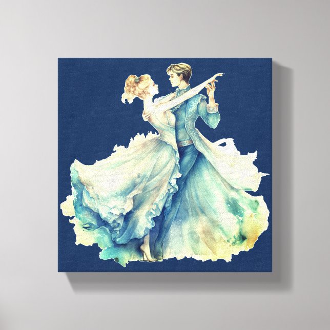 - Lienzo envuelto premium (brillante) (Anverso)