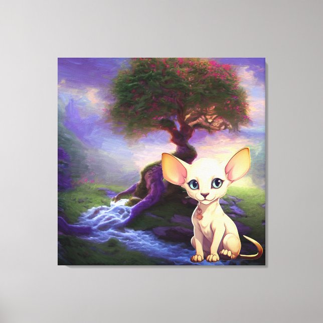 Lienzo envuelto premium (brillante) (Anverso)