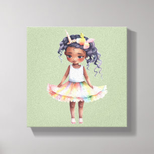 - Lienzo envuelto premium (brillante)