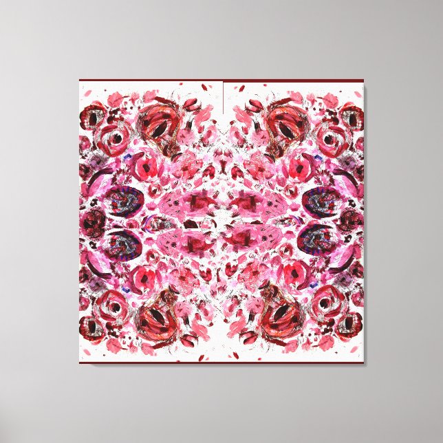 Lienzo envuelto premium (brillante) apasionado (Anverso)