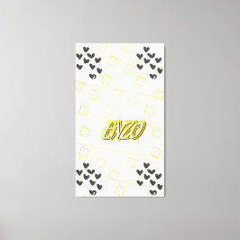 Lienzo Enzo, nome pessoal de caligrafia desenhada à mão