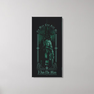 Lienzo Éowyn Vs SAURON™ "No soy un hombre" Gráfico de Roh