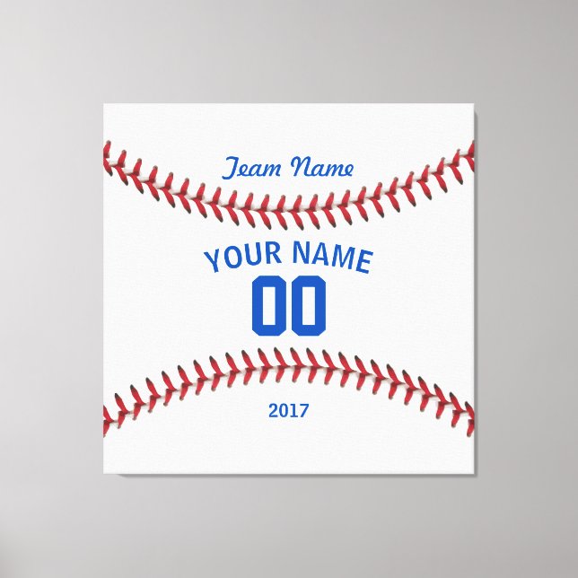 Lienzo Equipo de béisbol Deporte (Anverso)