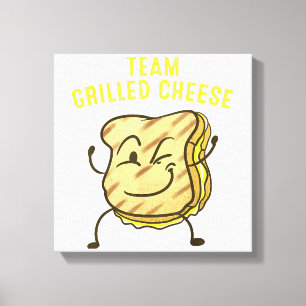 Lienzo Equipo genial regalo de queso a la parrilla divert