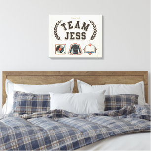 Lienzo Equipo Jess Gilmore Girls Diseño