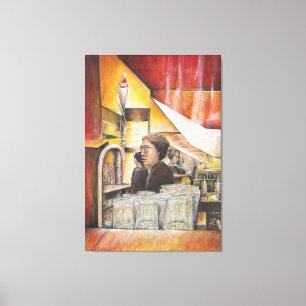 Lienzo Equivalente luminoso de emociones apasionadas