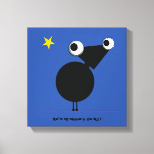 Lienzo Eres mi arcoiris en el cielo por Michele Moses