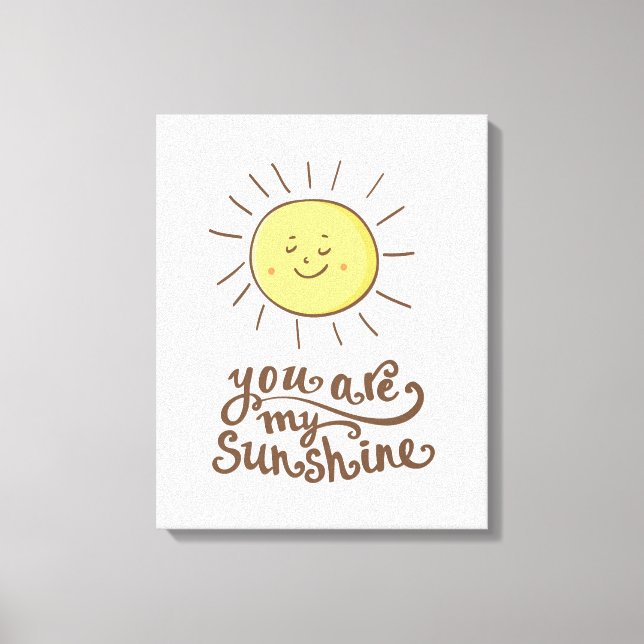 Lienzo Eres Mi Sol. (Anverso)