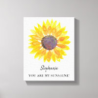 Eres Mi Sunshine Yellow Sunflower Personalizado