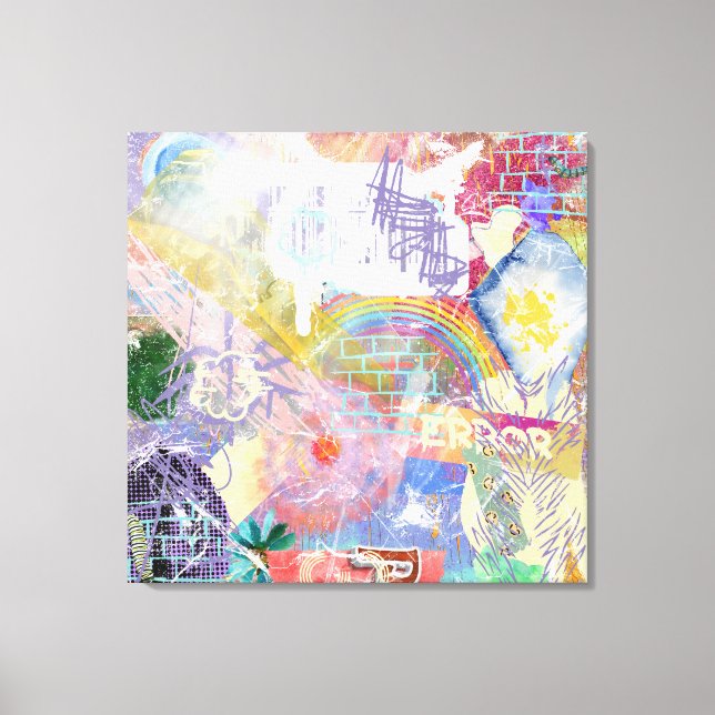 Lienzo Error de trabajo de ladrillo (Anverso)