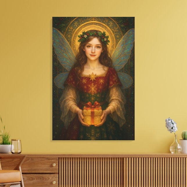 Lienzo ES001_Enchanting Fairy - Christmas Edition #1 (Insitu (Sala de estar))