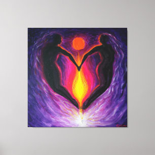 Lienzo ¿Es este burning una llama eterna?