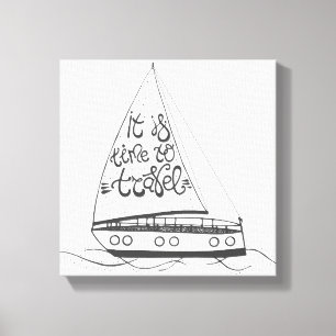 Lienzo Es Hora De Viajar