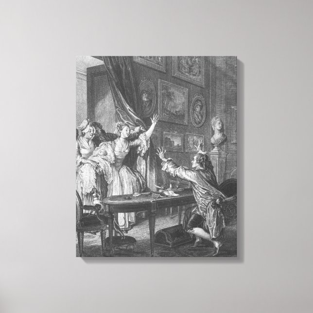 Lienzo Es un niño (Anverso)