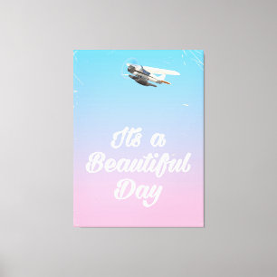 Lienzo Es una cita inspiradora de un hermoso día