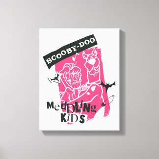 Lienzo Esbozo de Punk para niños con mezcolanza y escopet