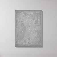 Esbozo del mapa de la ciudad de Boston