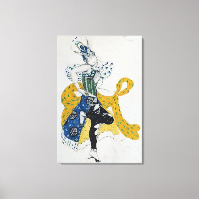 Lienzo Esbozo para el ballet 'La Peri' (Anverso)