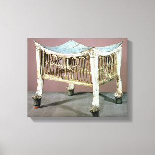 Lienzo Escabel usado por el niño-rey al principio