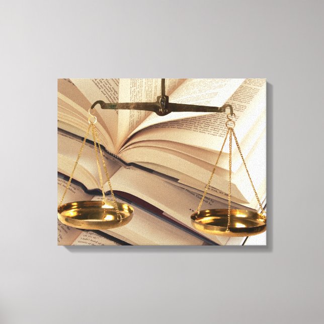 Lienzo Escalas de justicia (Anverso)
