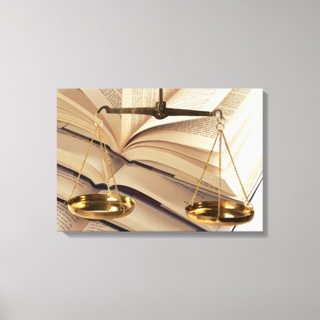 Lienzo Escalas de justicia (Anverso)