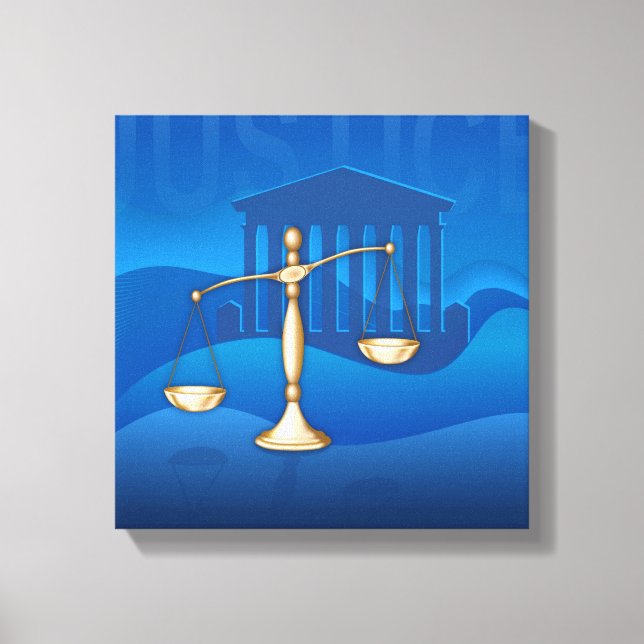 Lienzo Escalas de justicia (Anverso)