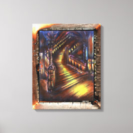 Lienzo Escalera de luz