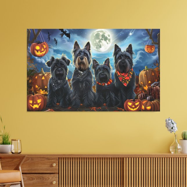 Lienzo Escándalo de Halloween del Territorio Escocés (Insitu (Sala de estar))