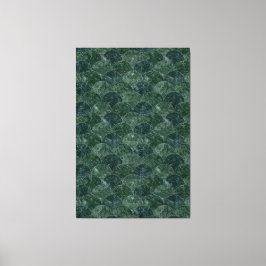 Lienzo Escaños de sirena de piedra verde falsa