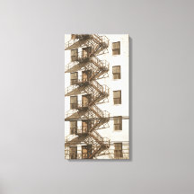 Escape de incendios de vintage