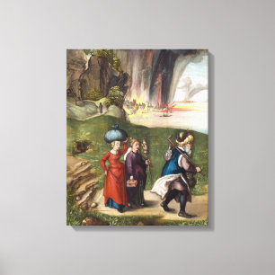 Lienzo Escape de Lote - Albrecht Durer - c1496