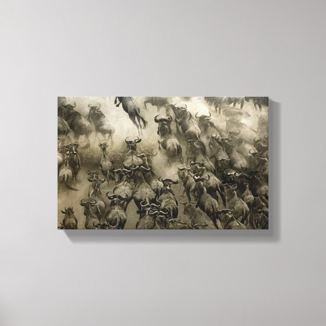 Lienzo Escape real (Anverso)