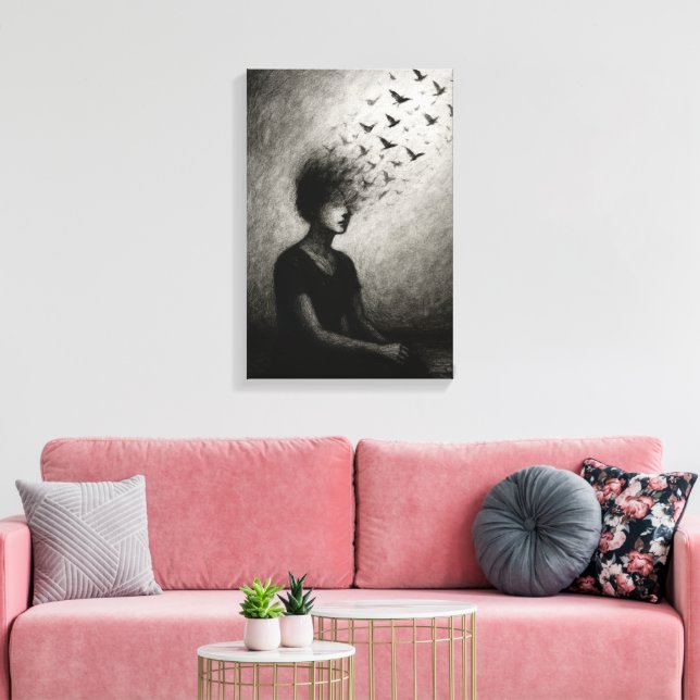 Lienzo Escape Silencioso (Insitu (Sala de estar))